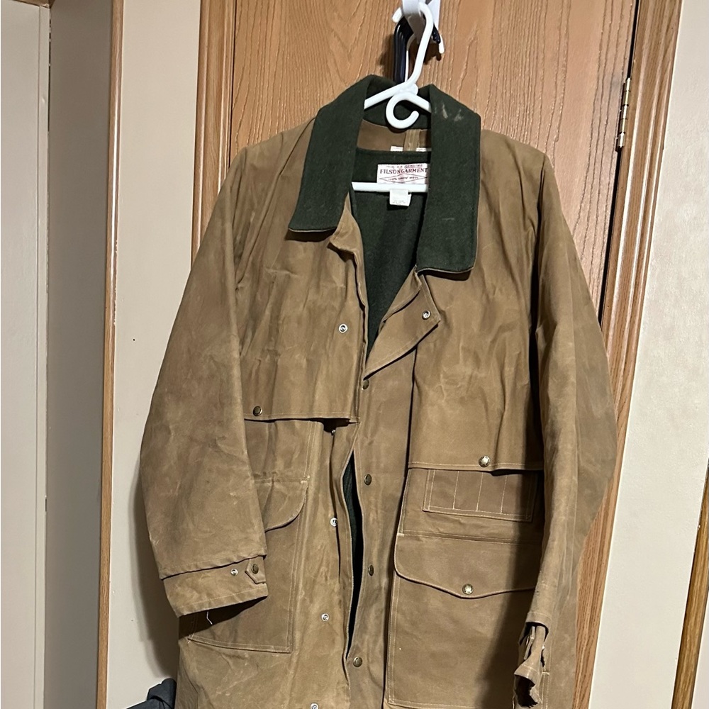 Filson cowboy duster W/ wool liner